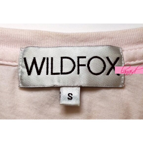 Wildfox Digital Cat Daisy Dress Baby Open Cut-Out Draped Back Backless A-Line S - Picture 15 of 16